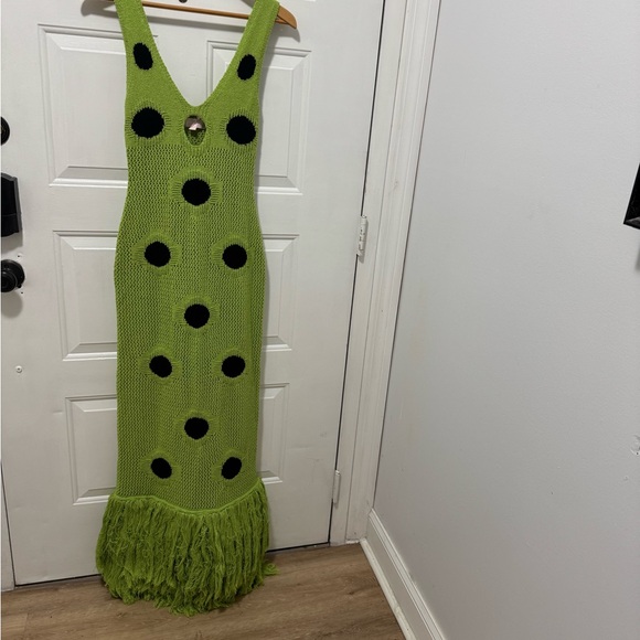 Brand New: Hanifa Harper Maxi Polka Dot dress - Picture 2 of 7